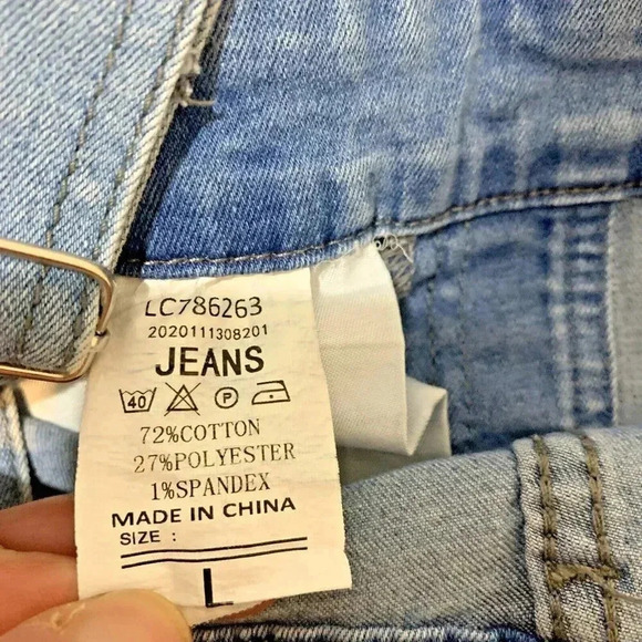 JEANS Women's Denim Overalls Jumpsuit Sz 29 Workwear Grunge Garden Boho - Picture 9 of 9